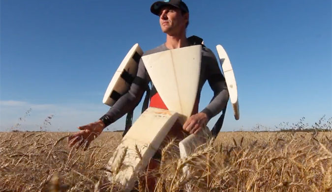 There's not a lot of surfing in Alberta, Canada's wheat-iest province.