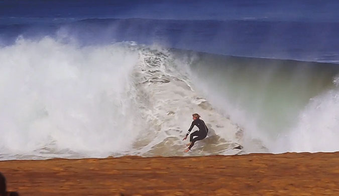 From fat, slow monsters and small mushy rollers to those dredging, sand-filled black death pits, Hossegor did its best to throw as many wrenches in the surfer's cogs as it could.