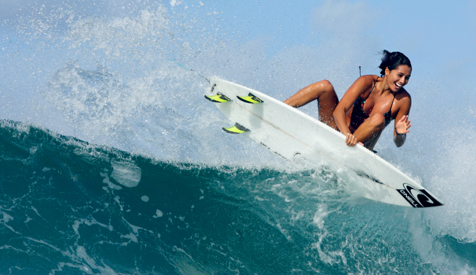 Malia flying high into 2016. Photo: Mike Coots