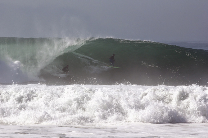 Newport Point during Hurricane Marie. Photo: Hank Haldeman