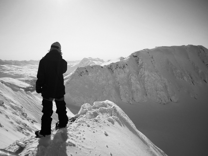 You're supposed to enjoy snowboarding, not get anxiety over it... Photo: Sierra Surfer