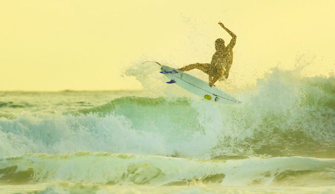 The only thing higher than Tad's airs are his grades. Photo: Garrett Moon