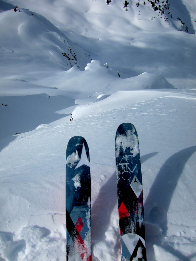 Dropping in. Whistler in 2013. The view from the top. Photo: Courtesy of Michelle Parker