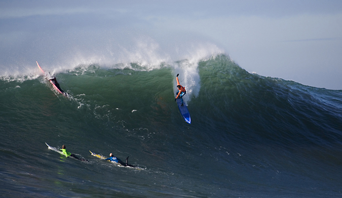 Greg Long, Mavericks. Photo: Seth Migdail