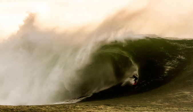 Easkey Britton of Ireland will feel right at home in the Maverick's cold water. Photo courtesy of Easkey Britton.