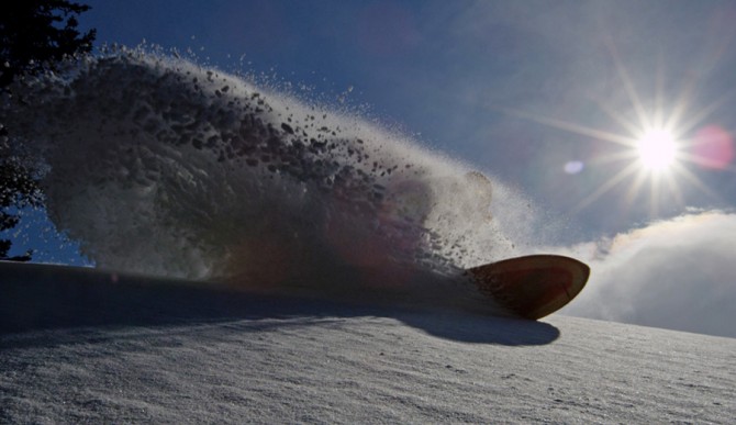 Laybacks allowed. Photo: Jones Snowboards