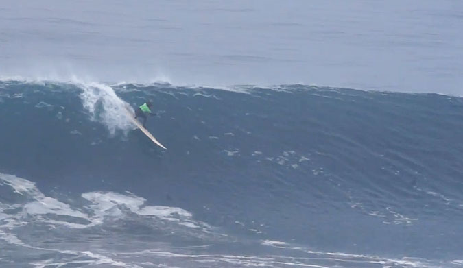 You can bet this is one of those waves that he'll never forget.