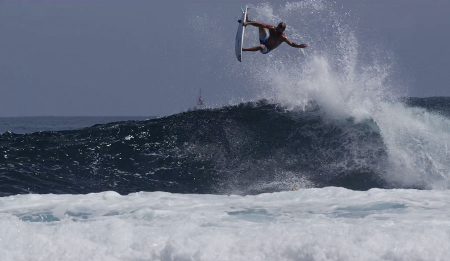 Swamp Duck Dusty Payne Boosting an air.