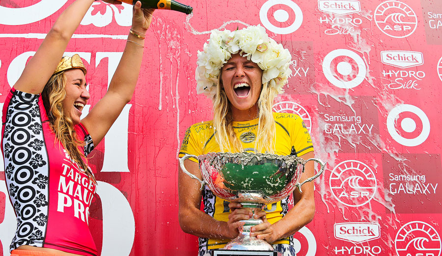 The two darlings of the surf world went head to head in the final of the Target Maui Pro.