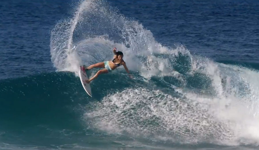 Carissa Moore ripping.
