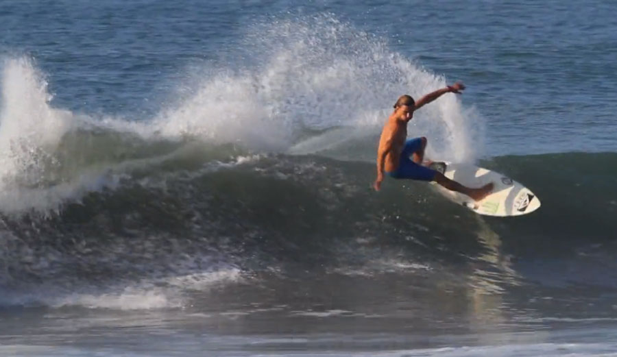 Angelo Lozano and Johnny Corzo ripping around the Mexican Pacific Coast.