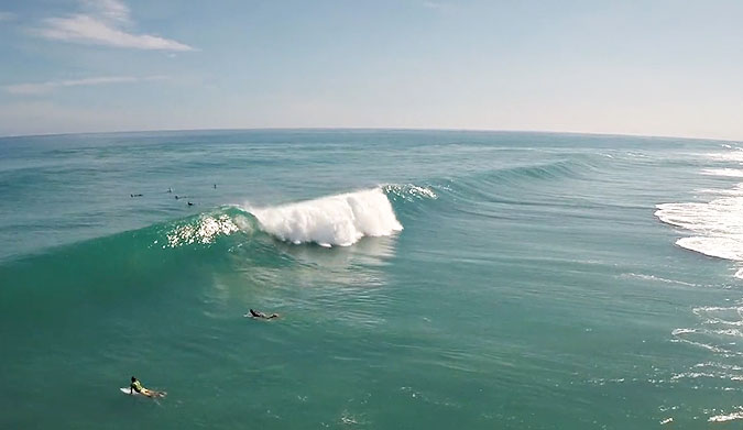 In between glassy surf sessions, EyeFlyFilms captured this incredible aerial footage of the locals doing what they do best: having fun and ripping in the process.