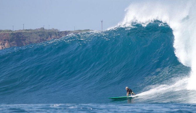 Keala Kennelly proving once again that women do indeed charge giant waves.