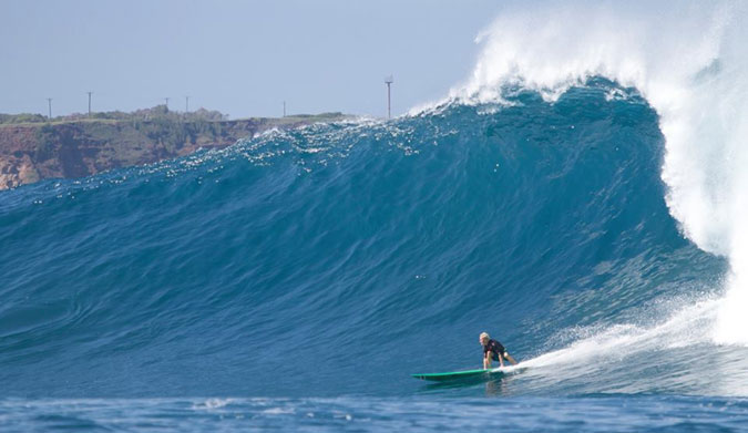 Keala Kennelly proving once again that women do indeed charge giant waves.