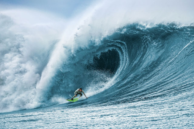 Of course this was surfed at Nazare. Photo: JetSurf