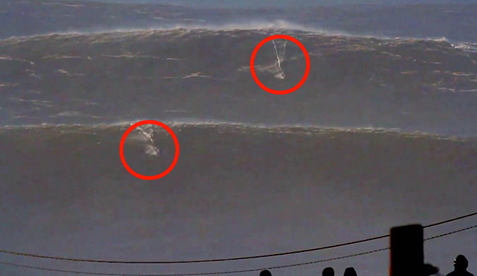 Benjamin Sanchis may have broken some kind of surfing speed record with this one.