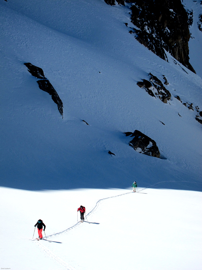 Argentina 2013…hiking up. Photo: Courtesy of Michelle Parker