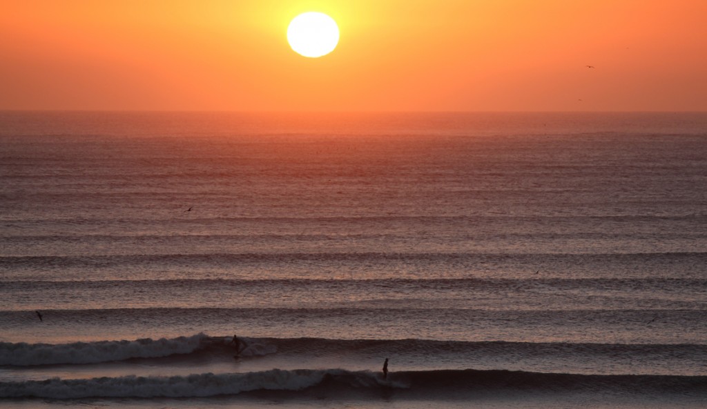 sunset and Lines for days in Peru.