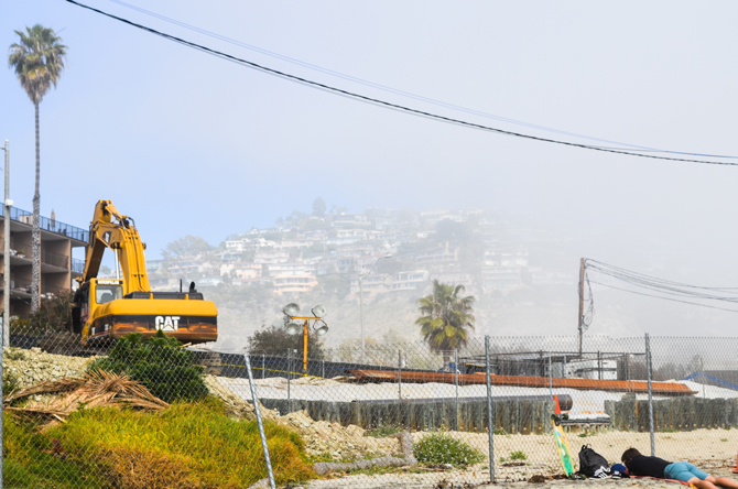 On Laguna Beach. Photo: John Robison IV
