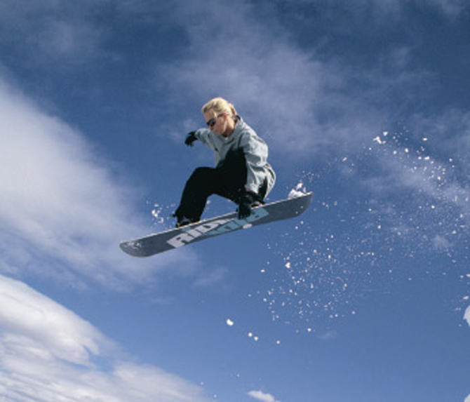 Mt. Rose. I had just gotten on Ride and they made this into a poster. I would say this is not only my debut' but one of my favorite images of my career. Photo: Trevor Graves