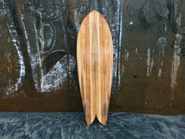 Fresh out of the water. The glass-on fins were hand made by John Cherry in La Jolla, CA.