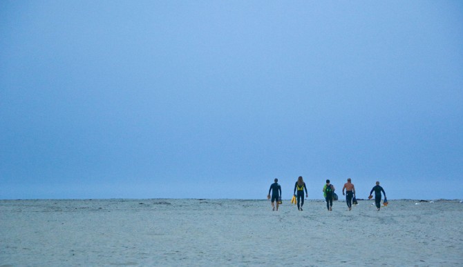 Sunrise with friends. Photo: Courtesy of Swell Lines Magazine