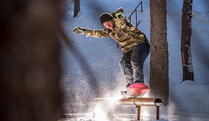 "Boss Huot (@sethhuot) presses proper." Photo: The Spot | @_thespot_