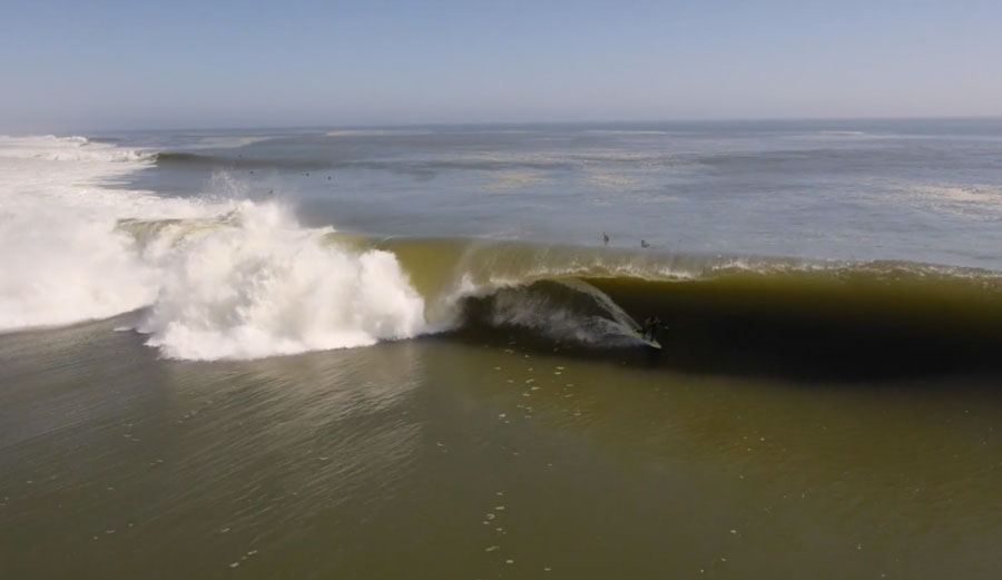 Skeleton Bay is one of the craziest and longest barreling lefts on the planet.