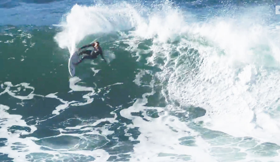 Tom Curren, and son, Pat, rip the California Coast.