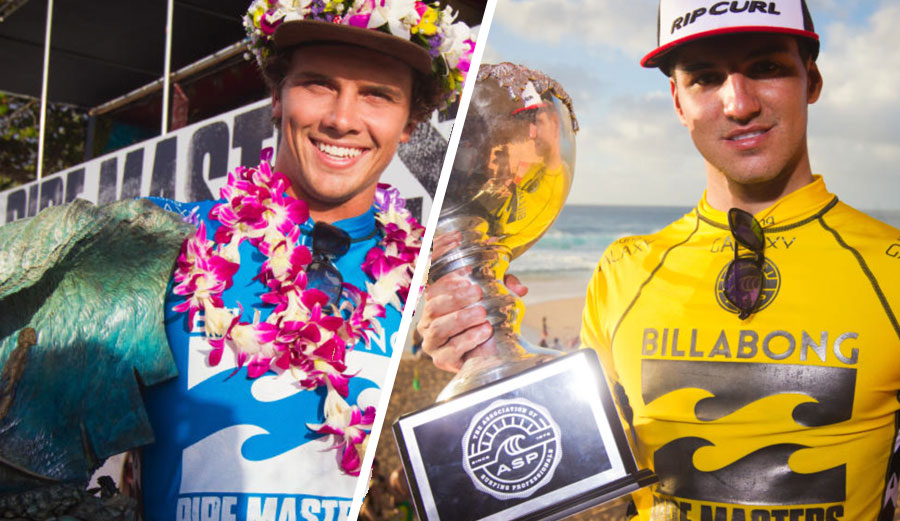 Gabriel Medina Julian Wilson 2014 Billabong Pipe Masters