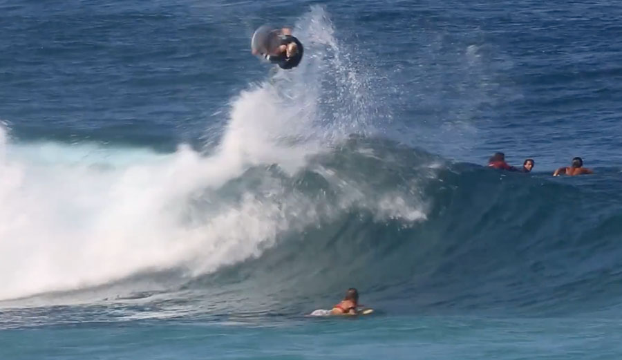 John John Florence rodeo flip pipeline