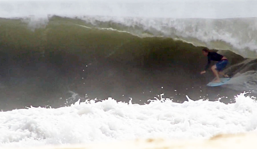 Pat Schmidt barreled in New Jersey.
