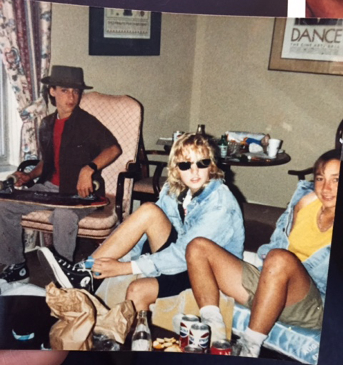 Shawn Martin, Anita and myself. San Francisco, 1983-ish. We skated everything, Fort Miley, China Banks, bombed hills and partied with Bryce and Tommy and it was fucking epic. Photo: Courtesy of Circe Wallace