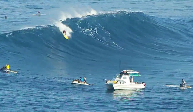 When Jaws is on, it's one of the best big waves on the planet.