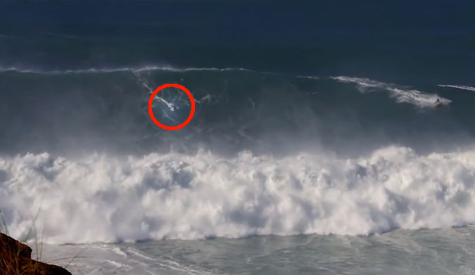 Nazaré is a very, very large wave.