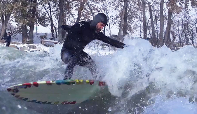 Ever notice how the ones surfing in some of the worst conditions look like they're having the most fun?