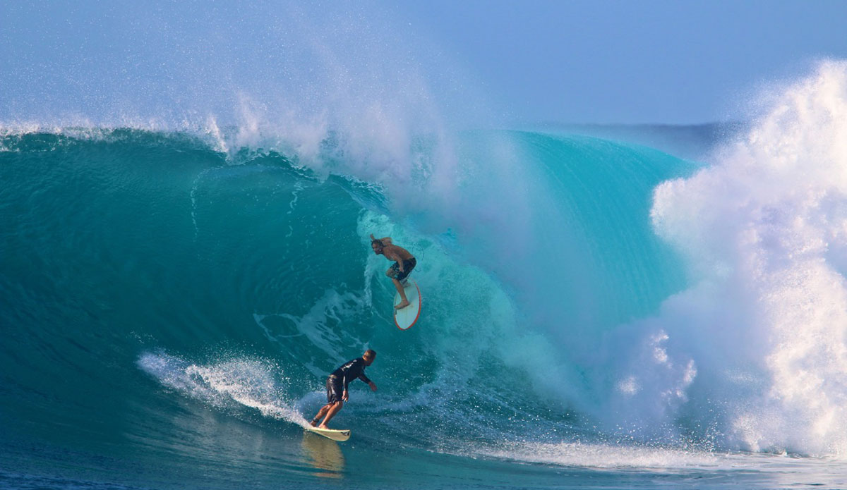 It was the best day of the winter so far: classic 6-8 ft Honolua perfection