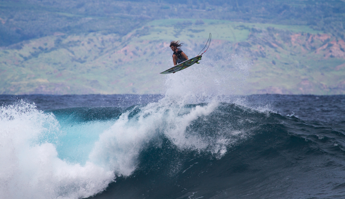 Matt Meola boosting an air