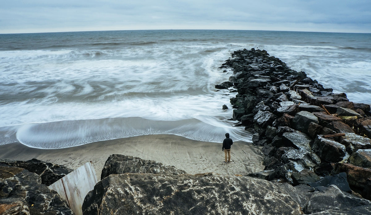 Surfing in cold water is a lifestyle built upon patience.