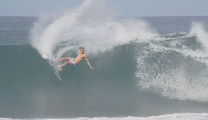 Vissla team scores in Nicaragua.