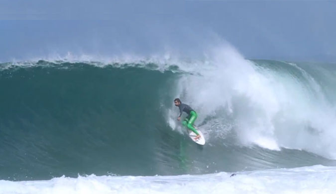 Mick fanning and friends in france.
