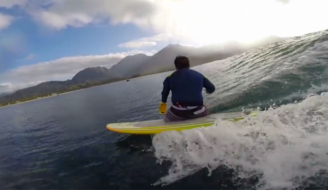 Martin Pollock british veteran and triple amputee can surf!