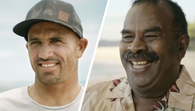 Kelly Slater Jamming Guitar on Tavarua, Fiji