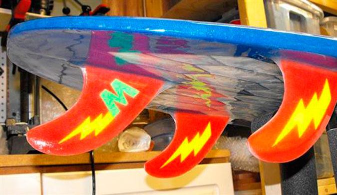 Designing the fins was much simpler task.