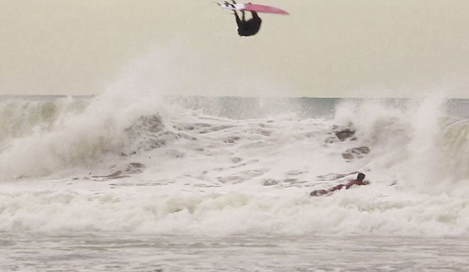 Hector Santamaria is quite possibly the most surf-stoked, happiest person anywhere.