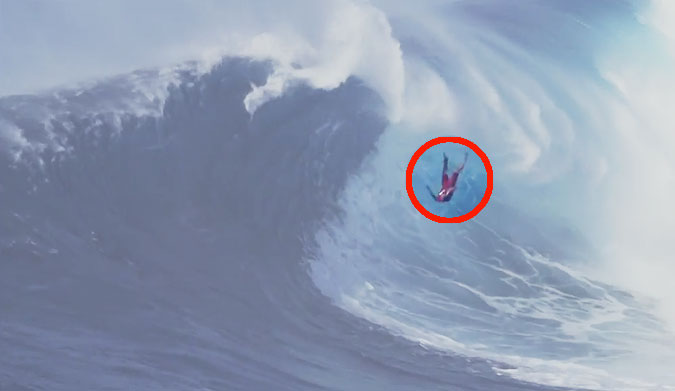 The view that Brazil's Pedro Calado gets isn't one that you'd want to see. That's because he's upside down.