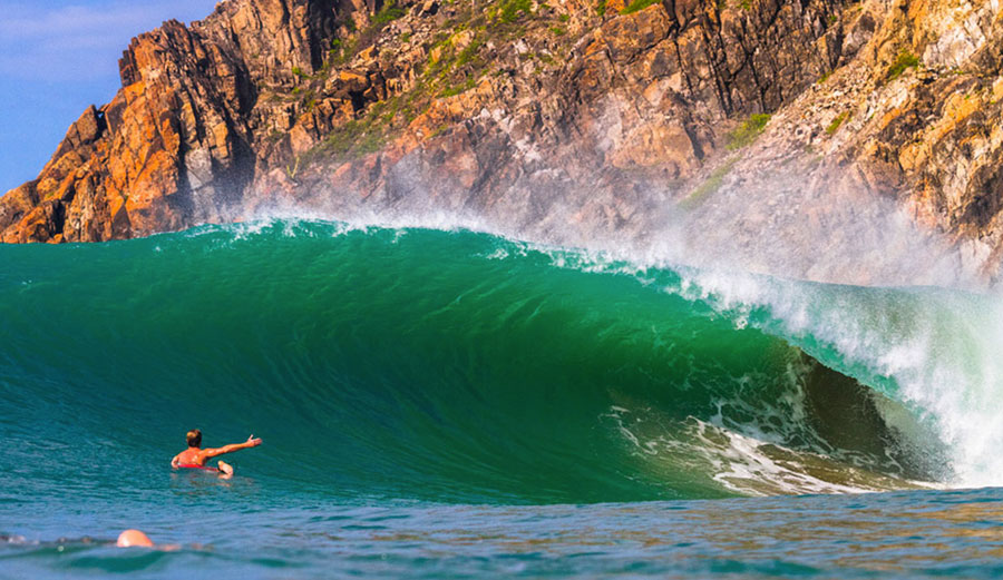 If every surfer has a bucket list, how does one avoid the crowds while still scoring perfect waves? Well, you just have to find the right place.