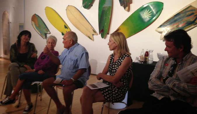 (Left to Right: Dr Edith Frampton, Linda Benson, John Elwell, Christine Knocke, Dr Jess Ponting)