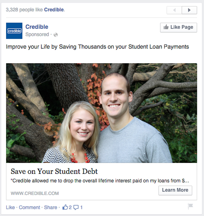 Screenshot: Facebook