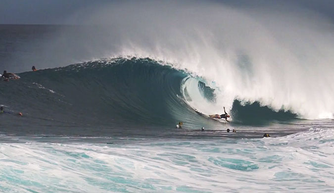 The Brazilian charger likes his barrels hollow, Hawaiian, and most of all, heavy.